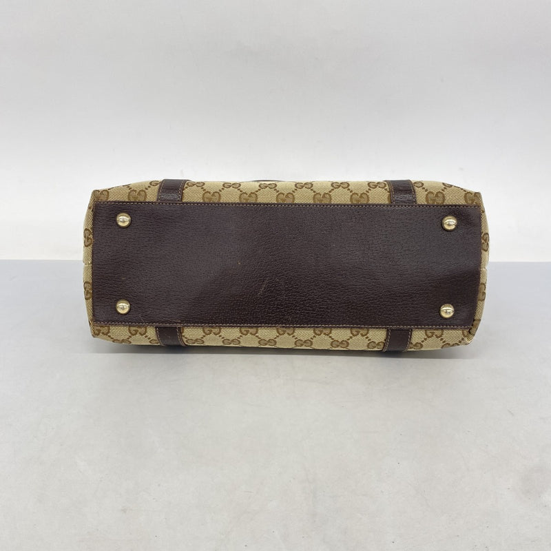 6ab0790-k】グッチ トートバッグ GGキャンバス/アビー 141470