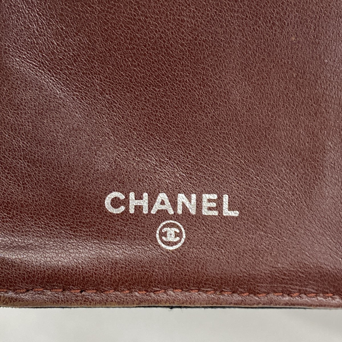 6ab0794-k】シャネル 長財布 マトラッセ ラムスキン ブラック シルバー