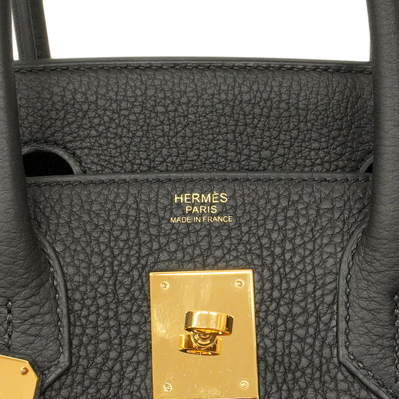 ★在庫処分★最終価格★SALE【6ab0843-e-g】エルメス ハンドバッグ バーキン30 トゴ ブラック ゴールド金具 K刻印【中古】レディース