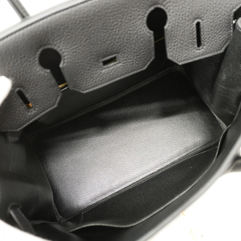★在庫処分★最終価格★SALE【6ab0843-e-g】エルメス ハンドバッグ バーキン30 トゴ ブラック ゴールド金具 K刻印【中古】レディース
