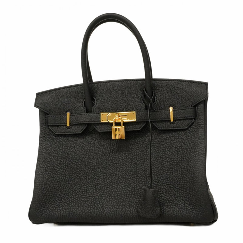 ★在庫処分★最終価格★SALE【6ab0843-e-g】エルメス ハンドバッグ バーキン30 トゴ ブラック ゴールド金具 K刻印【中古】レディース