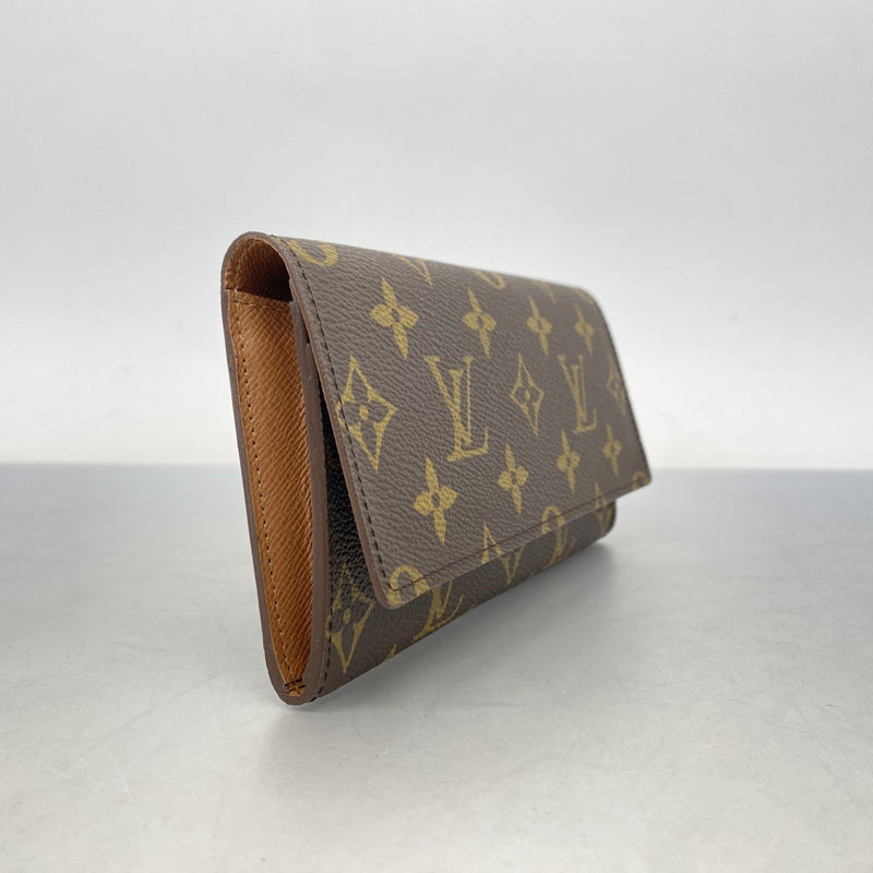 6ab0927】ルイヴィトン 長財布 モノグラム ポルト円 3カルトクレディ