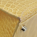 ★SALE【6ab0941-g】エルメス ハンドバッグ ケリー28 ポロサス プシエール シルバー金具 □C刻印 2wayバッグ【中古】レディース