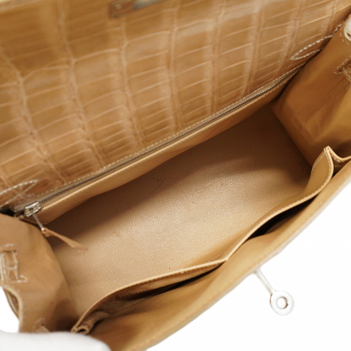 ★SALE【6ab0941-g】エルメス ハンドバッグ ケリー28 ポロサス プシエール シルバー金具 □C刻印 2wayバッグ【中古】レディース