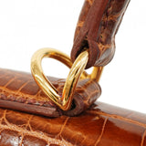 【6ab0942-g】エルメス ハンドバッグ ケリー28 ポロサス ミール ゴールド金具 □F刻印 2wayバッグ【中古】レディース