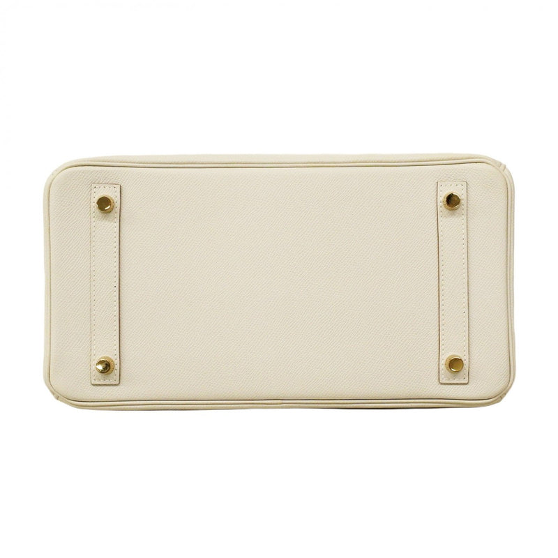 ★最終価格★SALE【6ab0957-g】エルメス ハンドバッグ バーキン30 ヴォーエプソン クレ ゴールド金具 B刻印【中古】レディース