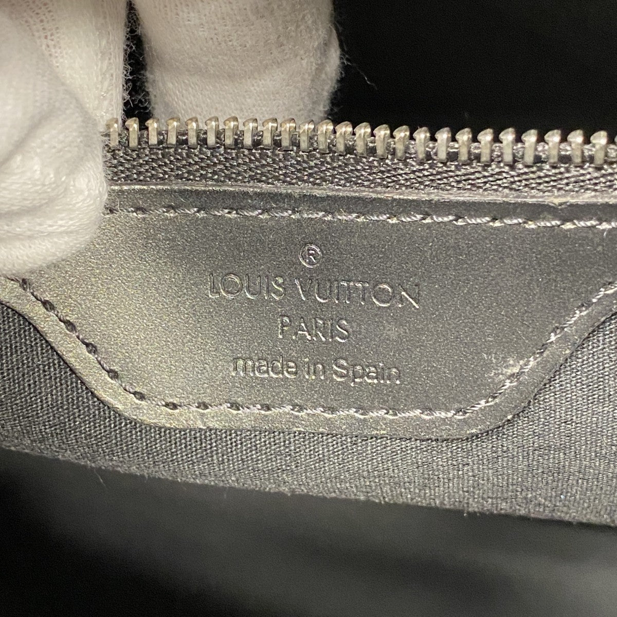 【6ab1287】ルイヴィトン トートバッグ モノグラム・マット ストックトン M55112 ノワール【中古】レディース