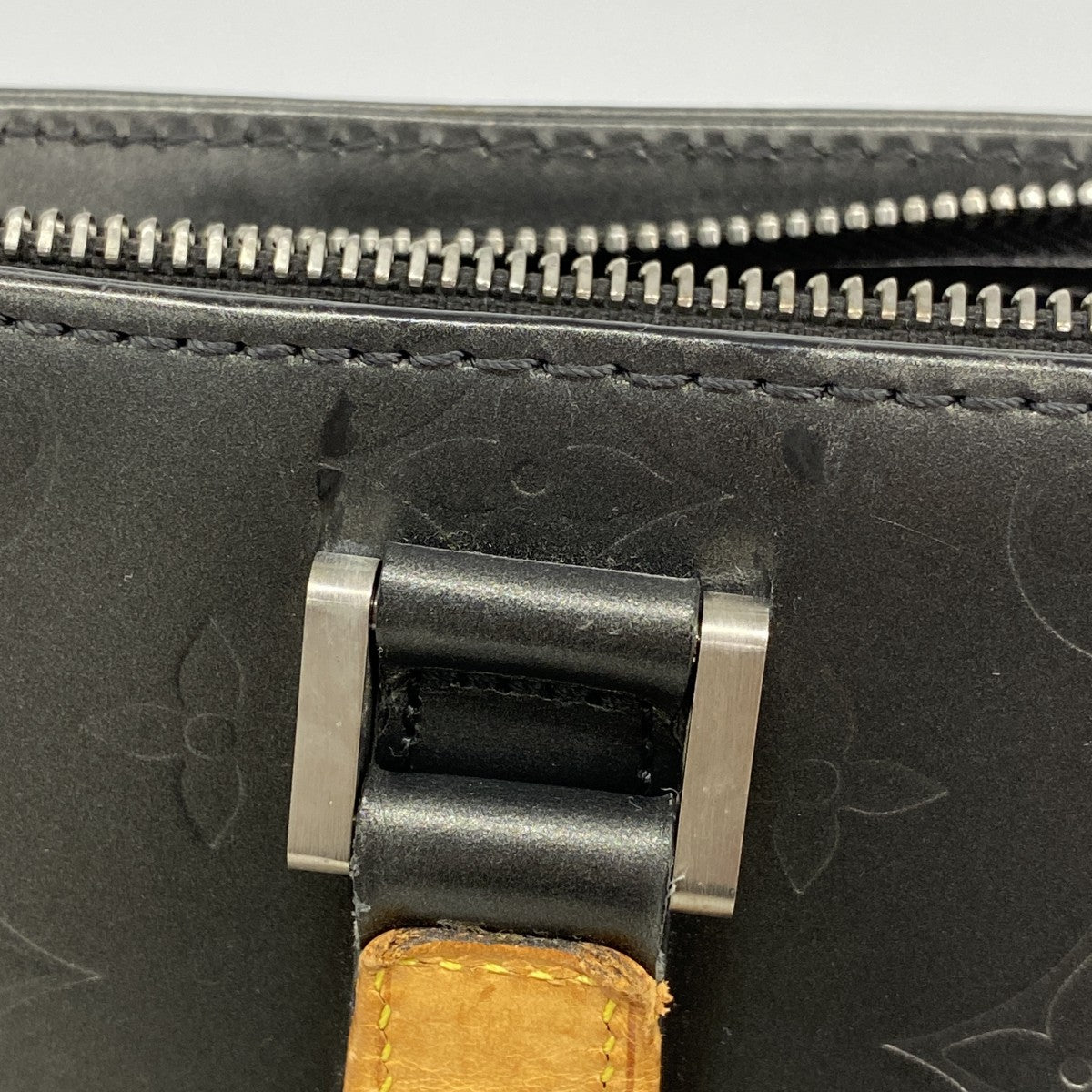 【6ab1287】ルイヴィトン トートバッグ モノグラム・マット ストックトン M55112 ノワール【中古】レディース