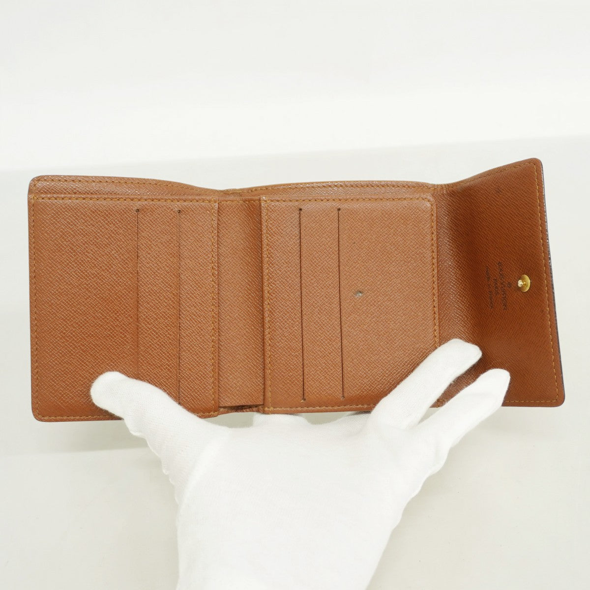 Louis Vuitton 三つ折り財布 ブラウン モノグラム M61652 LOUIS VUITTON ルイヴィトン 3つ折り財布 モノグラム ユニセックス