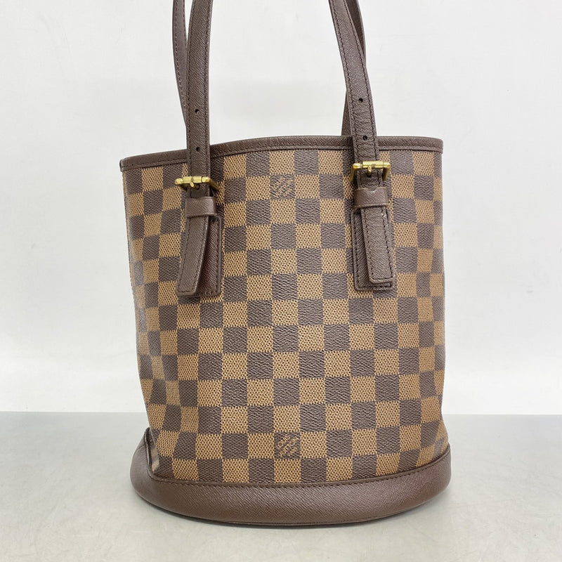 ルイヴィトン N42240 ダミエ マレ　バケット　トートバッグ ルイ ヴィトン ダミエ マレ トートバッグ ショルダーバッグ バケツ