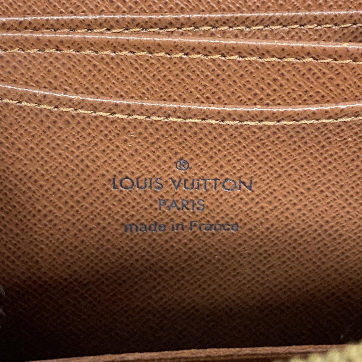 6ab1466】ルイヴィトン コインケース モノグラム ジッピーコインパース