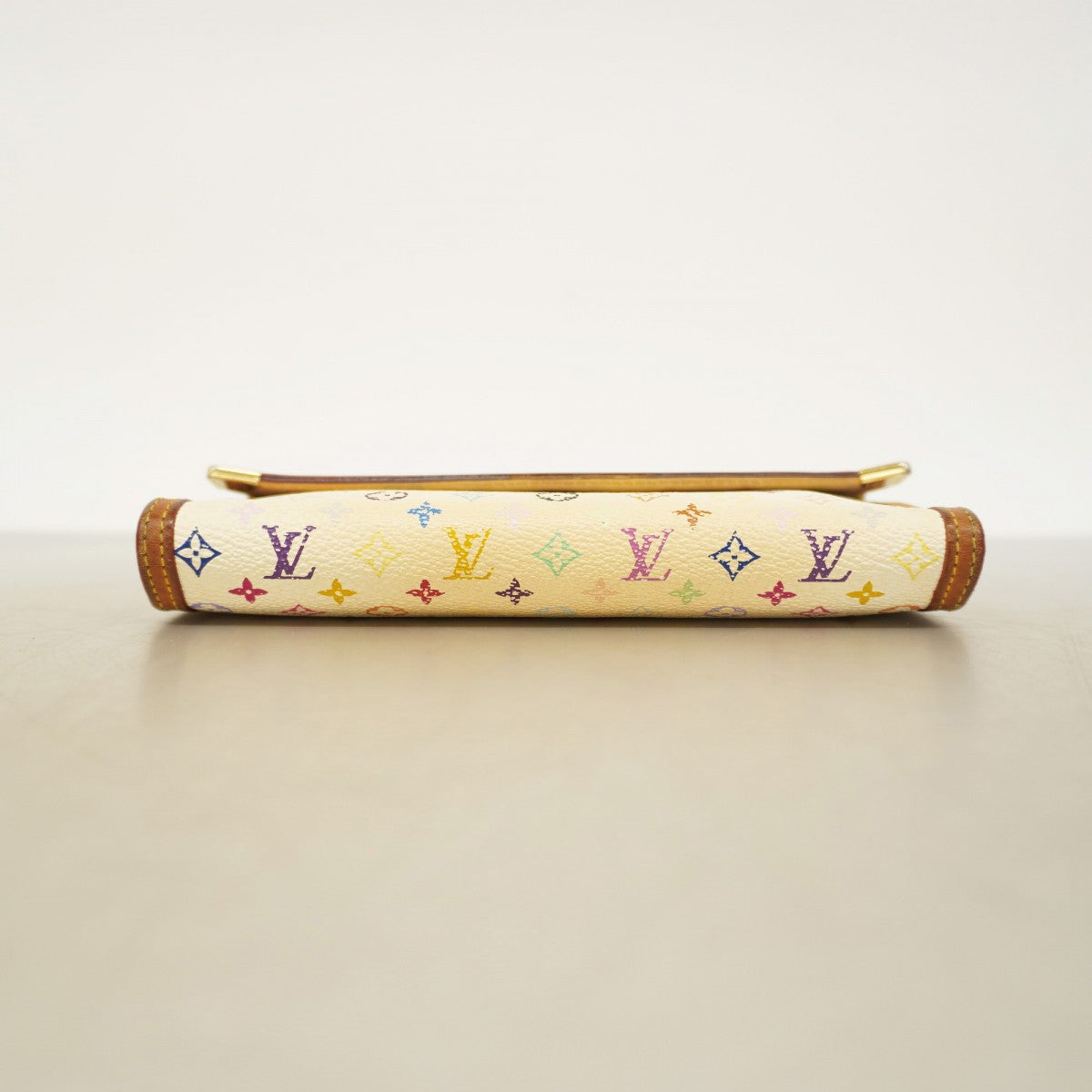 6ab1556】ルイヴィトン 三つ折り長財布 モノグラム・マルチカラー