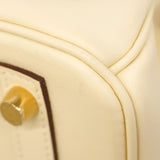 ★SALE【6ab1601-g】エルメス ハンドバッグ バーキン30 カラーマティック スイフト ナタ/キュイーブル/ライム/モーヴシルベストル ゴールド金具 B刻印【中古】レディース