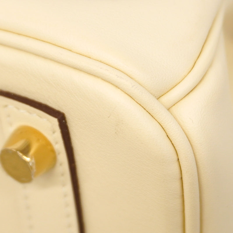 ★SALE【6ab1601-g】エルメス ハンドバッグ バーキン30 カラーマティック スイフト ナタ/キュイーブル/ライム/モーヴシルベストル ゴールド金具 B刻印【中古】レディース