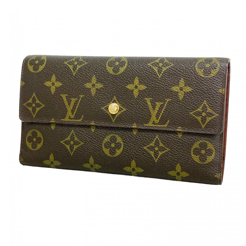 【BIGお買い物ラリー★30%OFFセール中】ルイ・ヴィトン LOUIS VUITTON 長財布モノグラム ポルトトレゾールインターナショナル ブラウン レディース 中古 6ac1862】ルイヴィトン 三つ折り長財布 モノグラム ポルトトレゾール