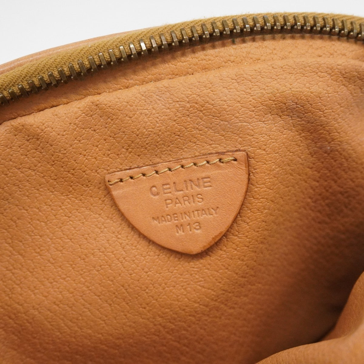 6ac2007-k】セリーヌ ショルダーバッグ マカダム PVC ブラウン