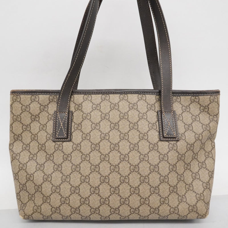 ★最終価格★SALE【5oe5738】グッチ トートバッグ 34339 デニム ブラウン シルバー金具【中古】レディース 6ac2009-k】グッチ トートバッグ GGスプリーム 211138 PVC ブラウン