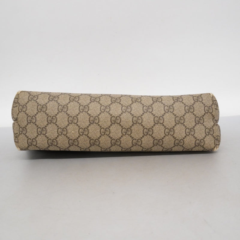 6ac2009-k】グッチ トートバッグ GGスプリーム 211138 PVC ブラウン