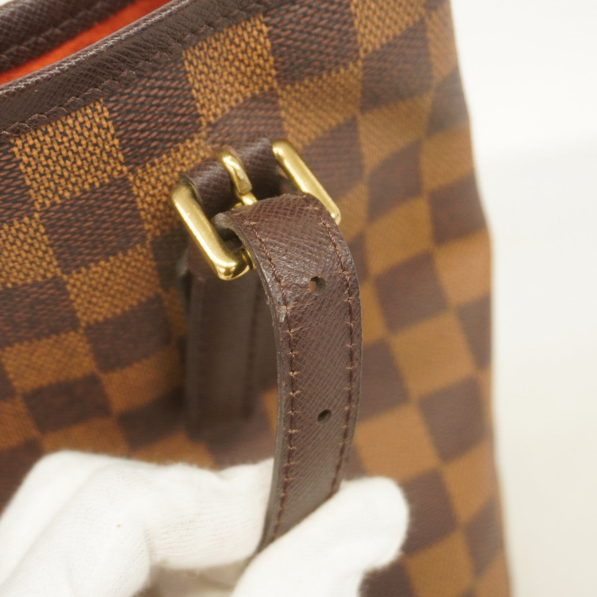 6ac2140】ルイヴィトン トートバッグ ダミエ マレ N42240 エベヌ【中古