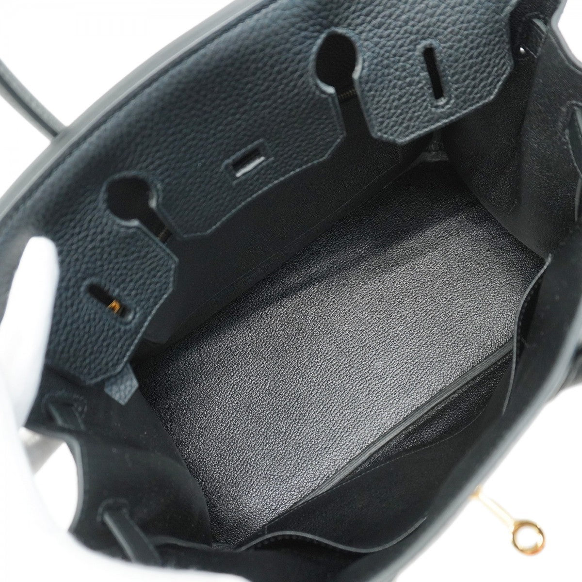 ★最終価格★SALE【6ac2176-g】エルメス ハンドバッグ バーキン30 トリヨンクレマンス ブラック ゴールド金具 T刻印【中古】レディース