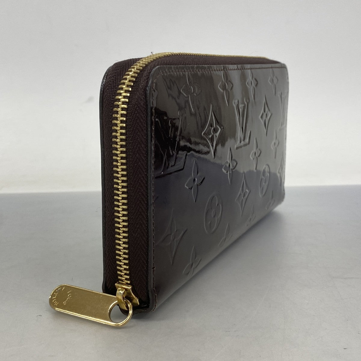 6ac2337】ルイヴィトン 長財布 ヴェルニ ジッピーウォレット M93522