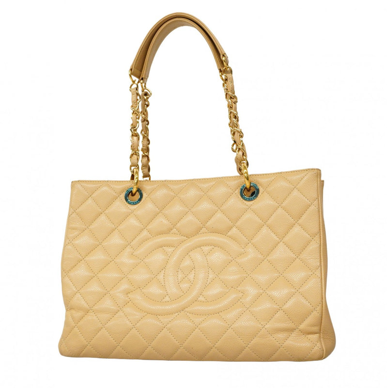 6ad3263-k】シャネル チェーントート マトラッセ キャビアスキン