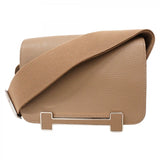 【6ad4010】エルメス ショルダーバッグ ゲタ シェブルミゾル エトゥープ シルバー金具 B刻印【中古】レディース