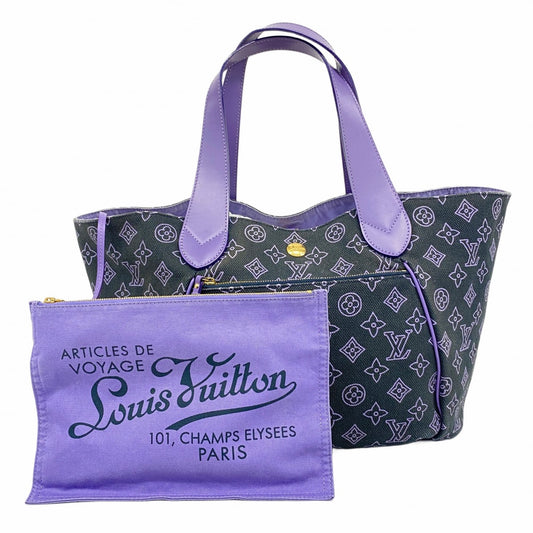 【6ad4115】ルイヴィトン トートバッグ ビーチライン イパネマPM M95983 マリン【中古】レディース