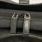 【6ad4188-k-r】グッチ ハンドバッグ GGキャンバス/ジャッキー 0190345 キャンバス ブラック シルバー金具【中古】レディース