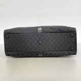 【6ad4188-k-r】グッチ ハンドバッグ GGキャンバス/ジャッキー 0190345 キャンバス ブラック シルバー金具【中古】レディース