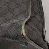 【6ad4188-k-r】グッチ ハンドバッグ GGキャンバス/ジャッキー 0190345 キャンバス ブラック シルバー金具【中古】レディース