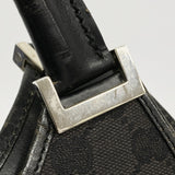 【6ad4188-k-r】グッチ ハンドバッグ GGキャンバス/ジャッキー 0190345 キャンバス ブラック シルバー金具【中古】レディース