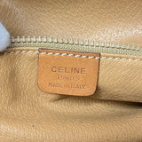 【6ad4195-k-r】セリーヌ ショルダーバッグ マカダム PVC ブラウン ゴールド金具【中古】レディース