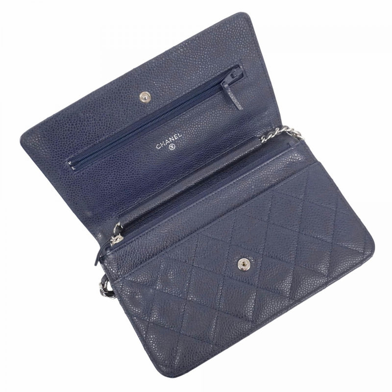 6ad4403-k】シャネル ショルダーウォレット マトラッセ チェーン