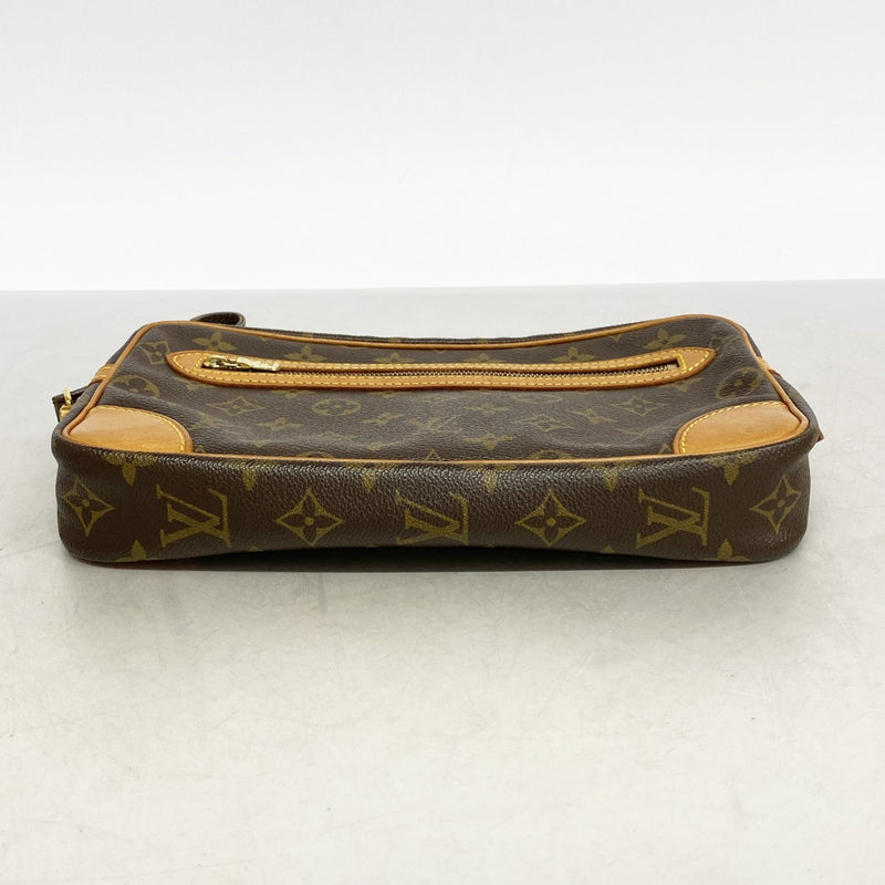 ★在庫処分★最終価格★SALE【6ad4674】ルイヴィトン クラッチバッグ モノグラム マルリードラゴンヌGM M51825 ブラウン【中古】レディース