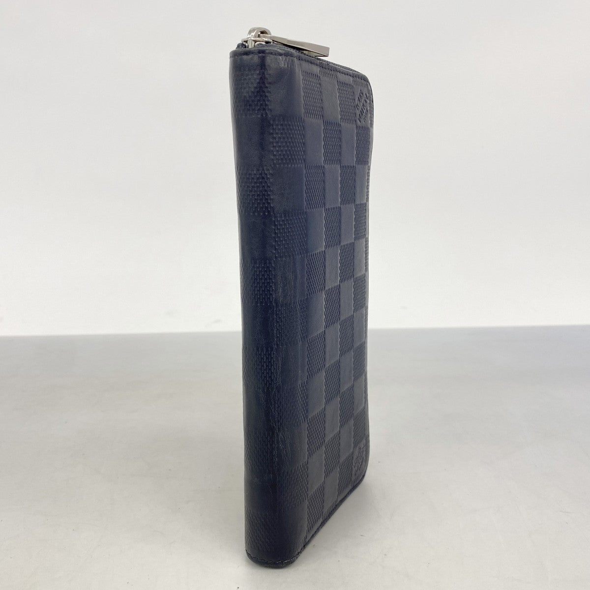 【6ae5113-k】ルイヴィトン 長財布 ダミエ・アンフィニ ジッピーウォレットヴェルティカル N63548 オニキス【中古】メンズ