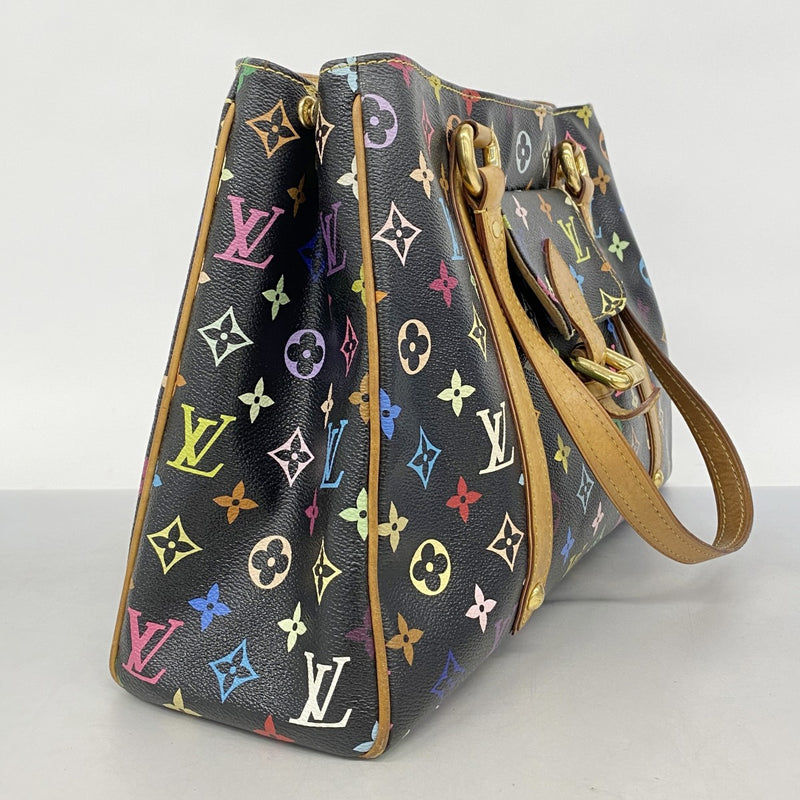 【6ae5114-k】ルイヴィトン トートバッグ モノグラム・マルチカラー オーレリアMM M40095 ノワール【中古】レディース