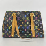 【6ae5114-k】ルイヴィトン トートバッグ モノグラム・マルチカラー オーレリアMM M40095 ノワール【中古】レディース