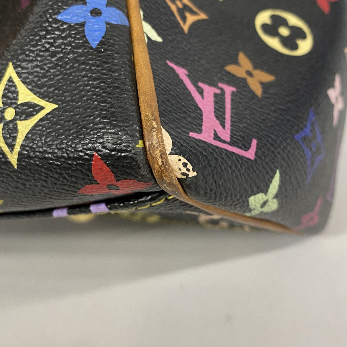 【6ae5114-k】ルイヴィトン トートバッグ モノグラム・マルチカラー オーレリアMM M40095 ノワール【中古】レディース