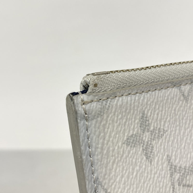 【6ae5115-k】ルイヴィトン クラッチバッグ モノグラム・ホワイト ポシェットジュールPM M61745 ホワイト グレー【中古】メンズ