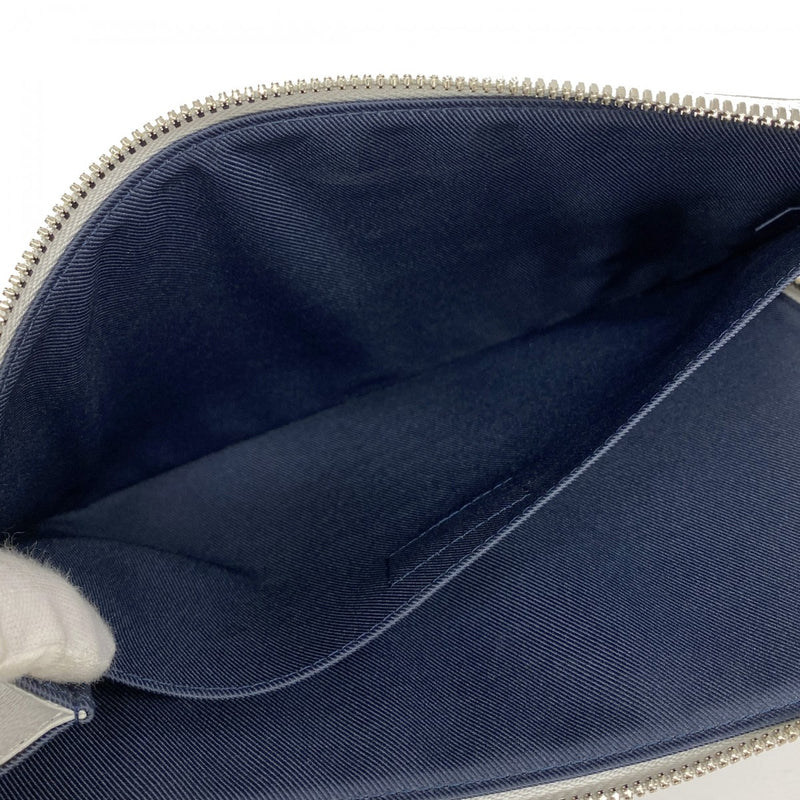 【6ae5115-k】ルイヴィトン クラッチバッグ モノグラム・ホワイト ポシェットジュールPM M61745 ホワイト グレー【中古】メンズ