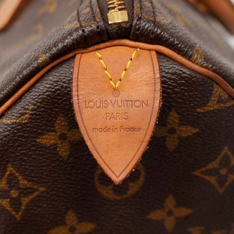 【6ae5120】ルイヴィトン ハンドバッグ モノグラム スピーディ35 M41107 ブラウン【中古】レディース