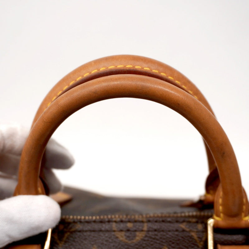 【6ae5120】ルイヴィトン ハンドバッグ モノグラム スピーディ35 M41107 ブラウン【中古】レディース