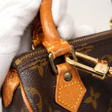 【6ae5121】ルイヴィトン ハンドバッグ モノグラム ミニスピーディ M41534 ブラウン【中古】レディース