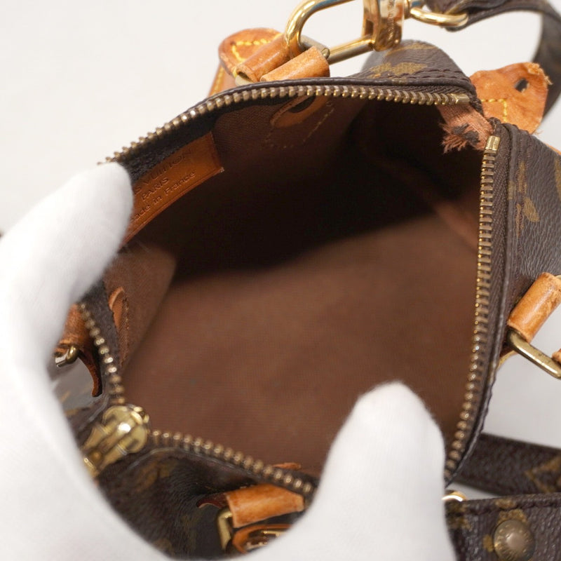 【6ae5121】ルイヴィトン ハンドバッグ モノグラム ミニスピーディ M41534 ブラウン【中古】レディース