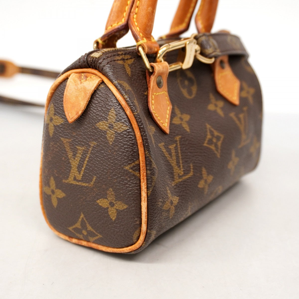 【6ae5121】ルイヴィトン ハンドバッグ モノグラム ミニスピーディ M41534 ブラウン【中古】レディース