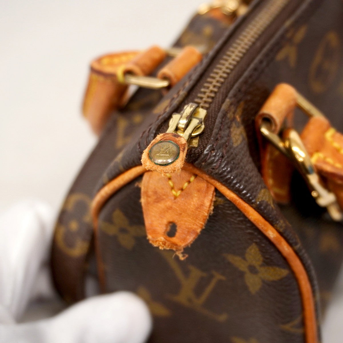 【6ae5121】ルイヴィトン ハンドバッグ モノグラム ミニスピーディ M41534 ブラウン【中古】レディース