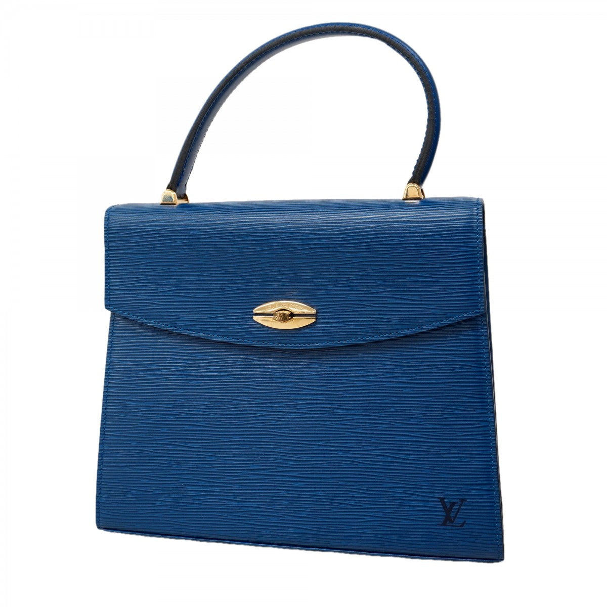 【6ae5124-k】ルイヴィトン ハンドバッグ エピ マルゼルブ M52375 トレドブルー【中古】レディース