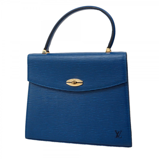 【6ae5124-k】ルイヴィトン ハンドバッグ エピ マルゼルブ M52375 トレドブルー【中古】レディース