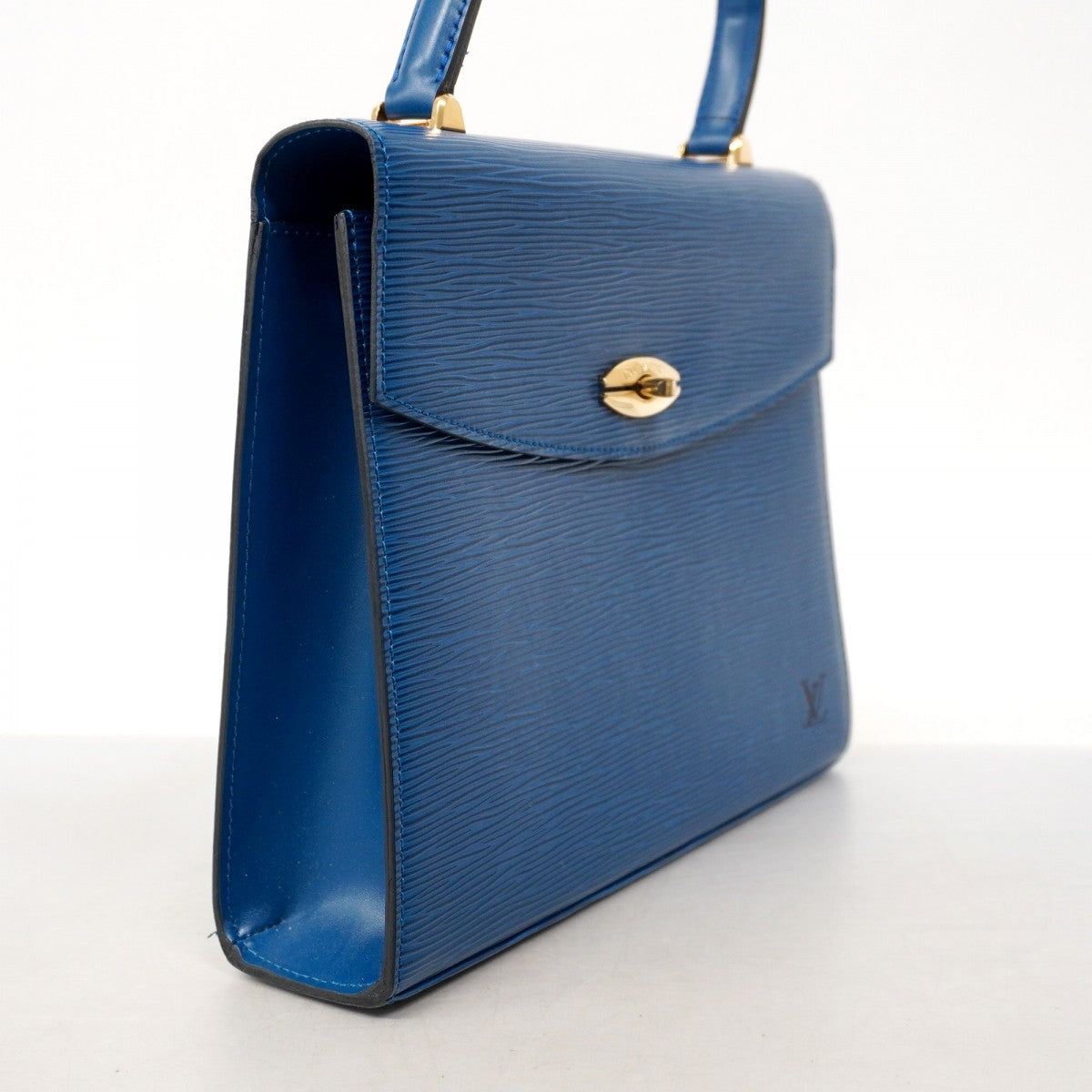 【6ae5124-k】ルイヴィトン ハンドバッグ エピ マルゼルブ M52375 トレドブルー【中古】レディース